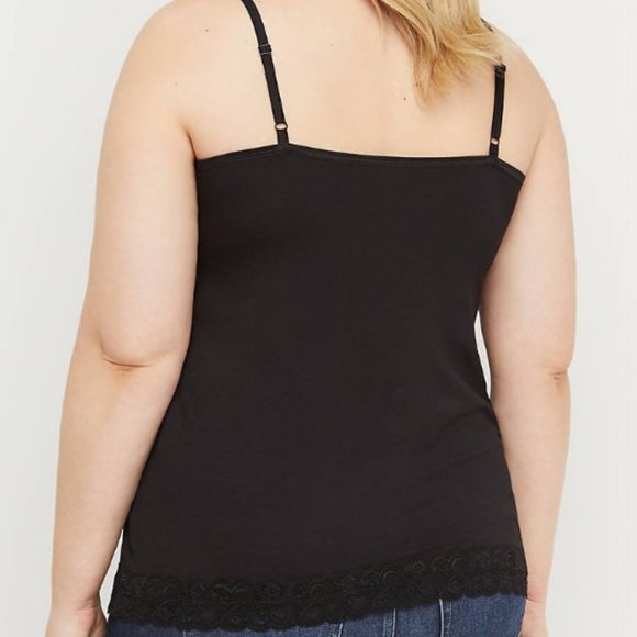 Plus Size 22/24 Black Lace Cami from Lane Bryant - Picture 2 of 7